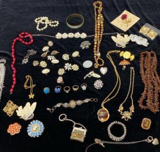 Large Lot of Costume Jewelry