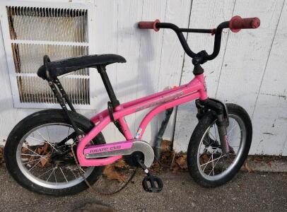 (Pink) 16" Schwinn Krate Evo Bike