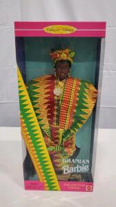 Mattel Ghanian Barbie Dolls of the World Collection 1995, 11.5 in, #13303, Sealed Box