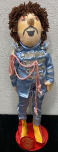 Beatles Sgt. Pepper&rsquo;s Lonely Hearts Club Band Plush Doll with Original Stand, 18-inch, Official Vintage Collectible