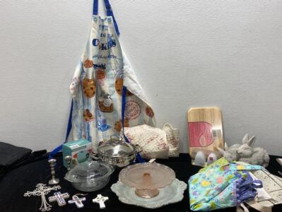 Aprons - Pyrex Bowl - Belgique Pot - Bunny Decor and So Much More