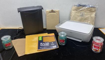 HP Printer - 2722 - ( Powers On ) - Paper Shredder - Ashland Candles (3) and More