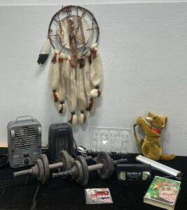 Lakewood Space Heater (Works) - Hand Weights - Dream Catcher and More