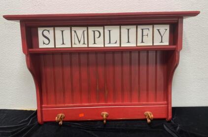 Coat Rack with Simplify 29x21