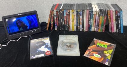 Naviskauto Video Player (Works ) - DVDs (40) - Saw - Honey - John Wick and More