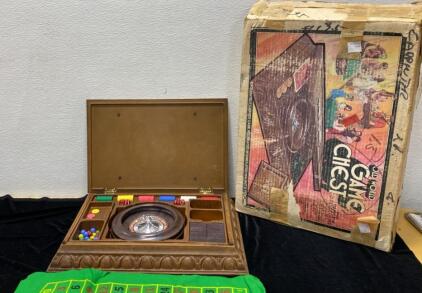 Vintage Old World Game Chest
