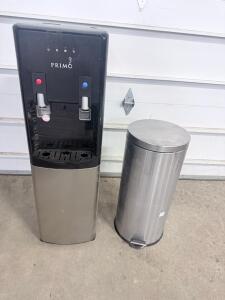Primo 601144 Bottom Load Water Dispenser, Hot & Cold, 115V, Stainless/Black, Serial#000093C