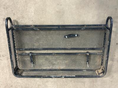 Quad Boss universal mesh racks. Rack dimensions: 42-1/4in. x 27in. x 6in