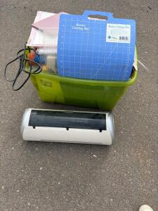 Cricut Expression CREX001 Die-Cutting Machine, Serial 60209221022, Bundle with Vinyl, Mats & Power Cord. Powers on.