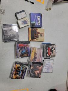 Mixed Lot: 25+ Music CDs, Disney Fantasia, Adele, Rock & Classical Compilations, Cassette Tape