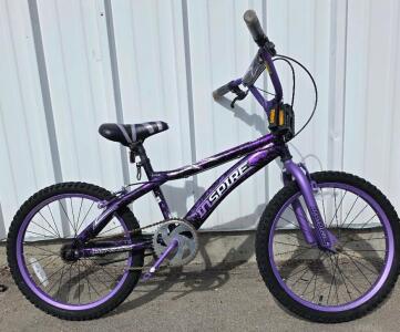 20-inch Dynacraft Inspire Girls BMX Bike, purple