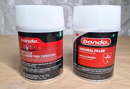 (2) 28-Oz Cans Of Bondo Body Filler