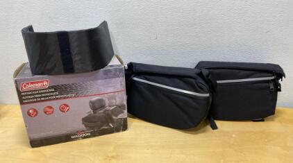 Coleman Motorcycle Saddle Bag - Mad Dog Gear - (2) 15.5x7&rdquo;