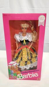 Czechoslovakian Barbie 1990 Special Edition, Dolls of the World, Mattel #07330, New in Box
