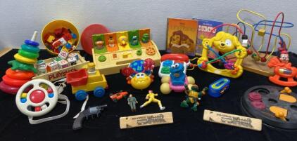 Vintage Toys - Train Whistles - Playschool Items - TMNT - and More