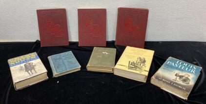 Vintage Books (8) - Book Trails - The Wooster Second Reader - and More