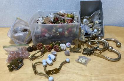 Door Knobs - Hinges - Hooks - New and Vintage