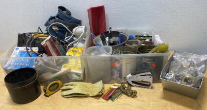 Hindges and Hooks - Brushes - Laser Level - Gloves - Garage Items