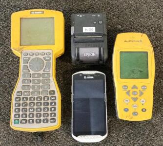 Zebra TC51K, Trimble Survey Controller 38376-00, GeoExplorer 3, Epson Mobilink P60II Printer