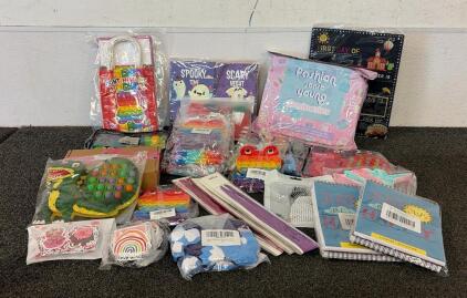 A Variety Of Fidget Toys, Hait Tinsel, Notebooks, And So Much More!!