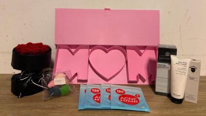 MOTHERS DAY SPECIAL!Red Roses, Bellisso Biotin Shampoo, Black Mask Sea Salt Spray, Minimalist Hair Science Hair Mask And More! See Pictures!