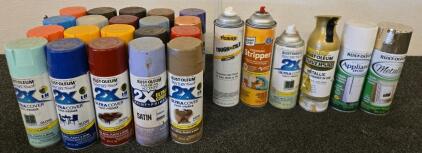(26) Used Spray Paint Cans