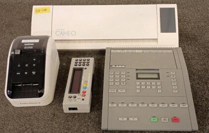 Alesis MMT-8 MIDI Recorder MT540416, Brother QL-810W Label Printer, Silhouette Cameo T504B128074, Jamar RAC-100 DMI, Power cords not included