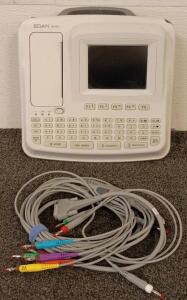 Edan SE-601 is a series of portable, 6-channel interpretive ECG (electrocardiograph) machines designed for routine cardiac evaluations in hospitals, home visits, and emergency settings. It features a lightweight design (approx. 3 kg) and an alphanumeric k