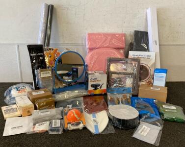 Drawer Organizer, Auto Heater Fan, Spatula Set, Paint Brush Set, Makeup Mirror And More