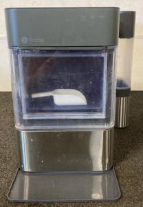 GE Profile XPIO43SC2SS Countertop Nugget Ice Maker with Side Tank, 24 lb/day, Stainless Steel