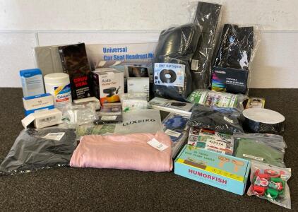 Universal Car Seat Headrest Mount, Donut Seat Cushion, Auto Heater Fan, Drawer Organizer, And More