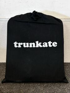 Trunkate Collapsible Trunk Organizer, 3 Compartments, Black, Carry Bag, Reflective Strip