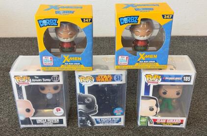 Funko Dorbz X-Men Old Man Logan #347 Fall Convention Exclusive & Pop! Lot (Uncle Fester, Star Wars, Jean Girard)