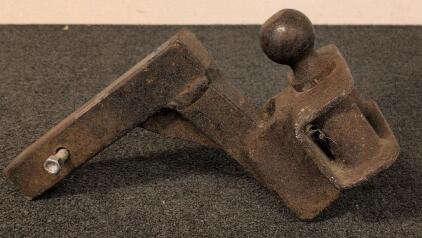 Heavy-Duty Drop Ball Mount with Pintle Hook, 2.5" Ball, Steel, 16,000 lbs Capacity