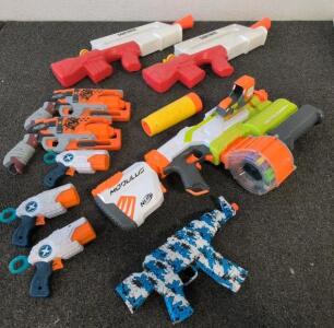 Nerf Modulus Regulator, Fortnite, Zombie Strike & More Blaster Bundle w/ Darts and Accessories