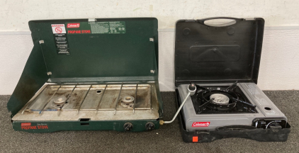 (2) Coleman Portable Gas Stoves