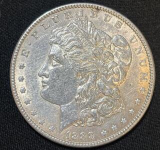 1888 Liberty Morgan Dollar 90% Silver Coin