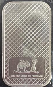 1 oz SilverTowne Eagle Bar .999 Fine Silver &ndash; Prospector Reverse &ndash; 1 Troy Ounce