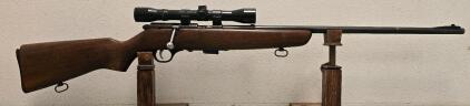 Marlin Model 80-DL .22 S/L/LR Bolt-Action Rifle, 24" Barrel, Tasco 4x32 Scope, Hardwood Stock