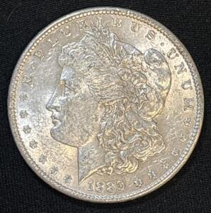 1889 Liberty Morgan Dollar 90% Silver Coin