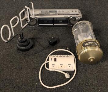Panasonic RX-5150 Vintage Dual Cassette AM/FM Stereo Boombox, 3D Ambience, Auto Reverse