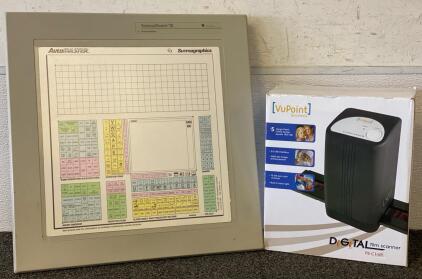 VuPoint Solutions FS-C1-VP Digital Film Scanner, 5MP, 35mm, Boxed + Summagraphics SummaSketch III MMIII 1201 Tablet And Digital Film Scanner