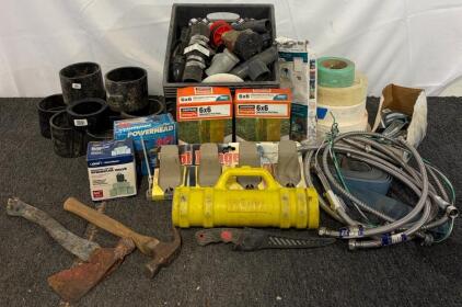 Hand Tools, Flexible Hoses, Plumbing Hardware, Post Bases & More