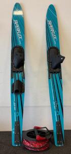 TaperFlex Orion RM50 Combo Water Skis by Puritan, 66", USA Made, Water Sports Tow Rope