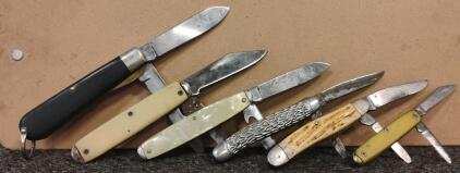 Camillus Vintage Scout Pocket Knife, 2-Blade, Black Synthetic Handle, USA, 8.1" Open