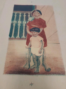 Rafael Soyer " Mother And Child" , Artist's Proof, Signed 18"x24"