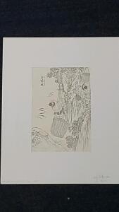 Hokusai Katsushika Print Artwork, 1820s, Unframed 15"x10"