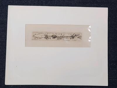Pierre Bonnard Etching "Dingo, 1924", Ed. 350, Published by A. Vollard 15.2"x7.5"