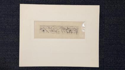 Etching by Octave Mirbeau, "Dingo, 1924," Edition 350, Published by A. Vollard 9&rdquo;x3&rdquo;