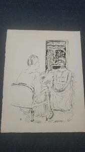 Pierre Bonnard Lithograph, Untitled, First Edition, Edition 50 10"x13"